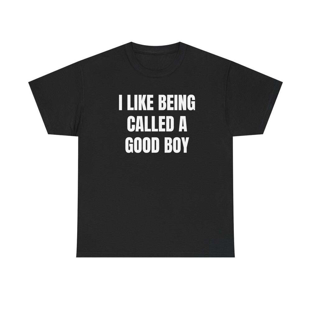 I Like Being Called A Good Boy Funny Graphic Meme Humor Unisex Gift T-shirt